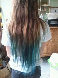 Material:imported japanese high temperature wire. Blue Hair Tips On Brown Hair Blue Tips Hair Hair Dye Tips Blue Brown Hair