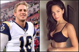 She was at the game last weekend but sat with the whitworth clan and not his family and friends from home. Jared Goff S Girlfriend Christen Harper Congratulates Him On His New Deal On Instagram Blacksportsonline