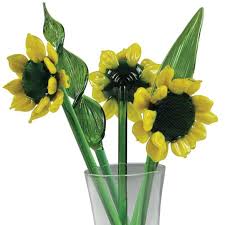 Glass Flowers Sunflowers