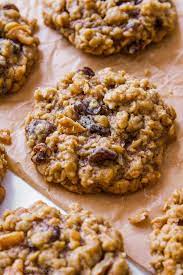 soft chewy oatmeal raisin cookies