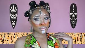 african tribal makeup