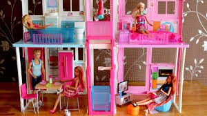 barbie kitchen dollhouse furniture set