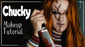 chucky makeup tutorial deutsch