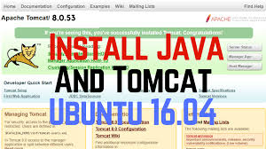 install java and tomcat on ubuntu 16 04