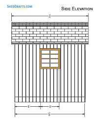 8 10 Gambrel Roof Storage Shed Plans