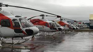 can helicopters fly in the rain