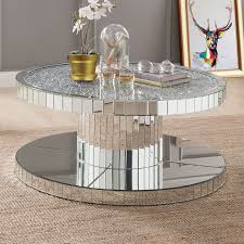 Acme 80300 Ornat Coffee Table In Mirror