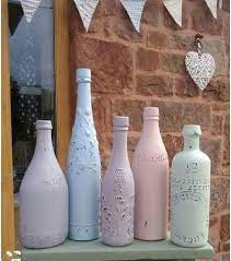 Glass Bottle Painting Design