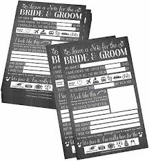 25 wedding advice cards for bride and