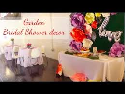 garden themed bridal shower decor diy