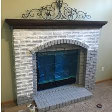 How To Paint A Brick Fireplace Happy