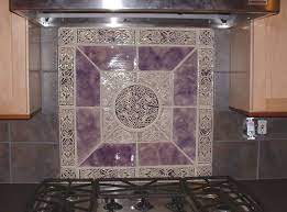 Purple Tile Purple Kitchen