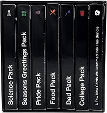 4.5 out of 5 stars. Amazon Com Cards Against Humanity Hidden Gems Bundle 6 Themed Packs 10 New Cards Toys Games