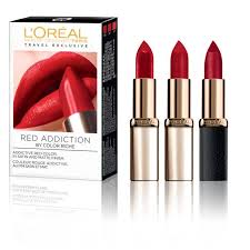 l oréal color riche red trio value pack