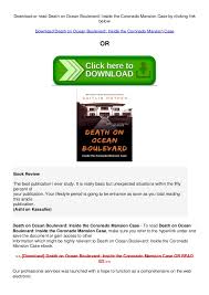 Boulevard libro para descargar gratis en formato epub, mobi y pdf. Download In Pdf Death On Ocean Boulevard Inside The Coronado Man