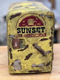 Sunset Sarsaparilla Mini Fridge - Etsy
