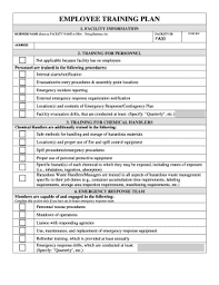 training plan template forms