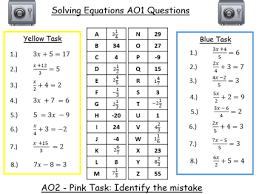 Fun Solving Equations Codebreaker