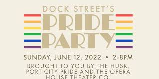 dock street pride party begins sunday