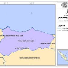 Location Map Of Pemali Comal River Basin Download
