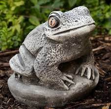 Frog Sculpture Outdoor Statues Concrete