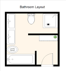 free editable bathroom layouts