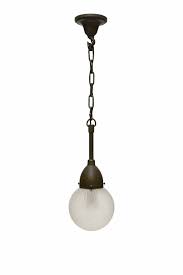 Hanging Lamp Made Of Frosted Glass