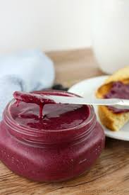 homemade blackberry jelly with chia