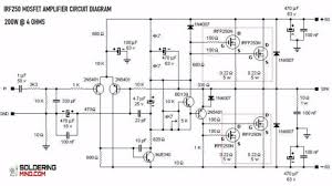 150 watt power amplifier circuit diagram, working and applications. Irf250 Mosfet Amplifier Circuit Diagram Soldering Mind
