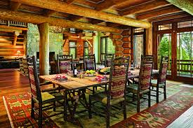 designing a beautiful log home dining e