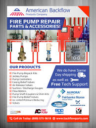 Flyer Design For American Backflow Products Company By Tsu