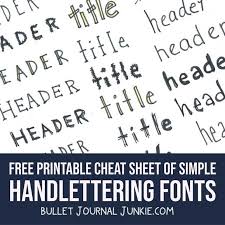 writing hand lettering fonts free