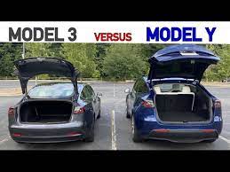 tesla model y and model 3 trunk and