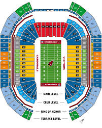 Arizona Cardinals Stadium Seating Chart