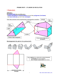 Prismes (5ème) | PDF | Zone | Géométrie euclidienne