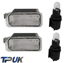 Details About Ford Transit Tourneo Custom Pair Of Number Plate Light Lamp Bulb For 2012 On