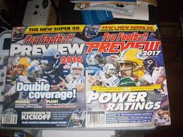2 Pro Football Weekly Magazine Previews 2016 2017 Nfl