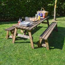 Oakham Picnic Table And Bench Set 4ft