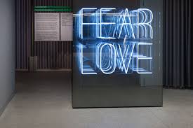 Ok Rms Graphics For Design Museum Exhibition Fear And Love
