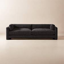 Marguerite 102 Black Boucle Sofa