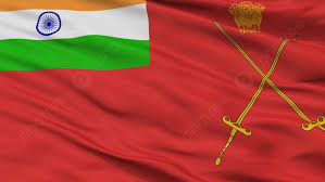 army indian flag closeup patriotic