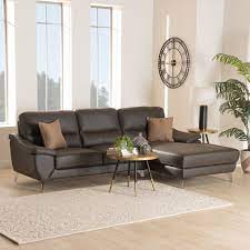 full leather sectional sofa