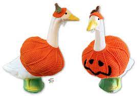 free pattern pumpkin goose set