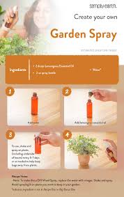 diy garden spray recipe using lemon