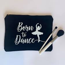 born to dance makeup bag