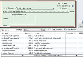 credit card transactions in quickbooks