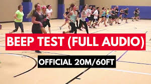 Beep Test Full Audio 20m 60ft How To Do The Beep Test Instructions In Description