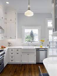 White And Gray Kitchen Transitional