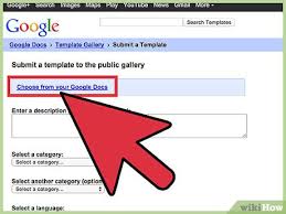 how to create a template in google docs