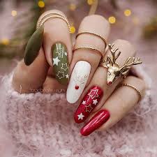 winter nail design ideas for christmas